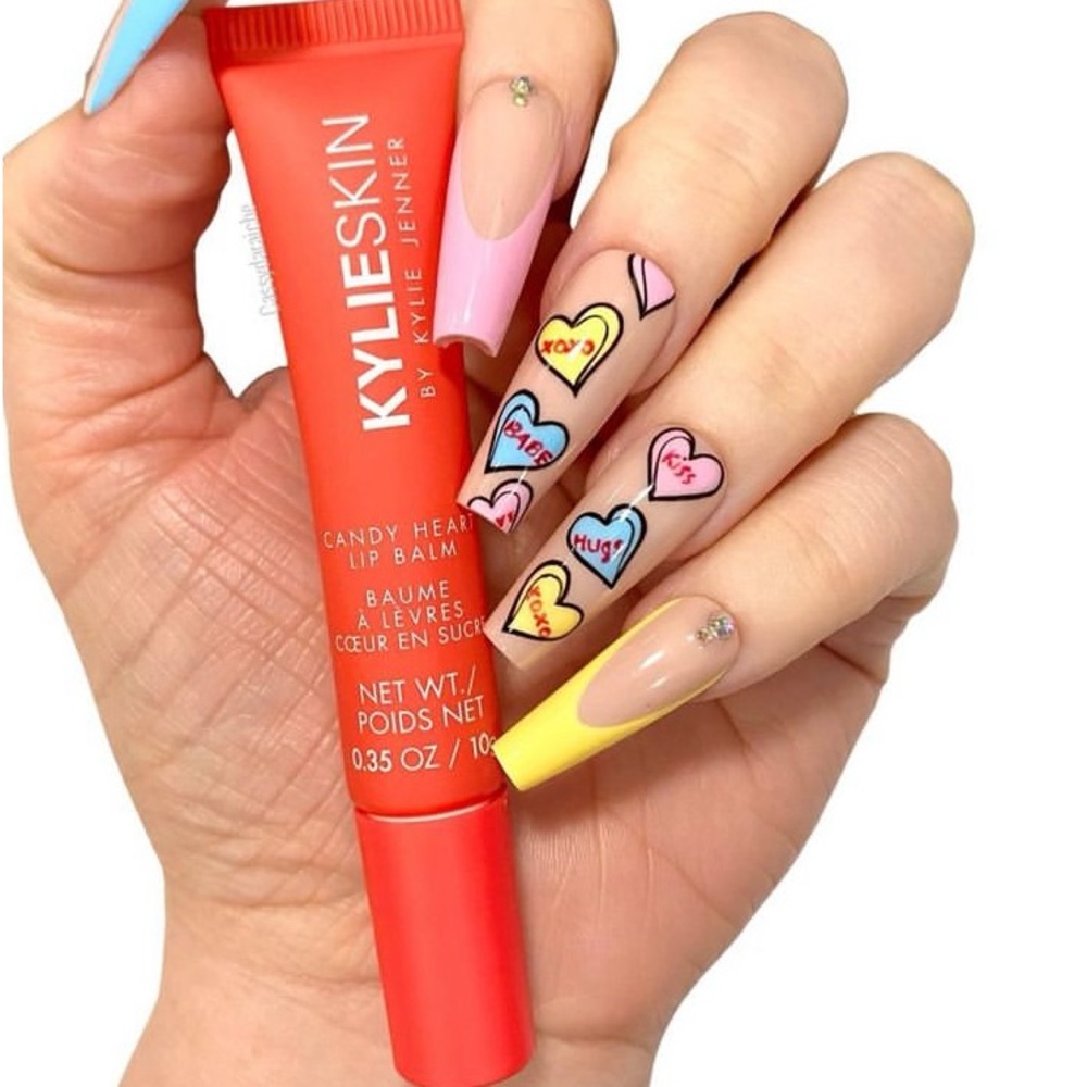 Kylie Cosmetics Valentines Lip Balm Lipgloss Candy Hearts BNWB